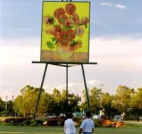 Van Gogh Sunflower Painting - Accommodation Gladstone