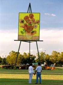 Van Gogh Sunflower Painting - Accommodation Gladstone 0