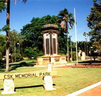 Esk War Memorial and Esk Memorial Park - Accommodation Gladstone