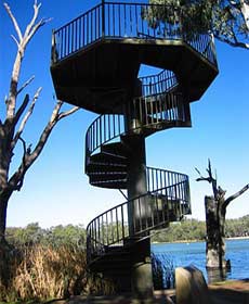 Darling And Murray River Junction And Viewing Tower - Accommodation Gladstone 1
