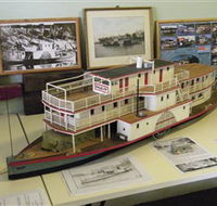 Wentworth Model Paddlesteamer Display - Accommodation Gladstone