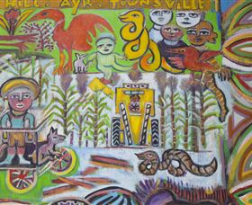 The Painting Of Life By Mirka Mora - Accommodation Gladstone 2