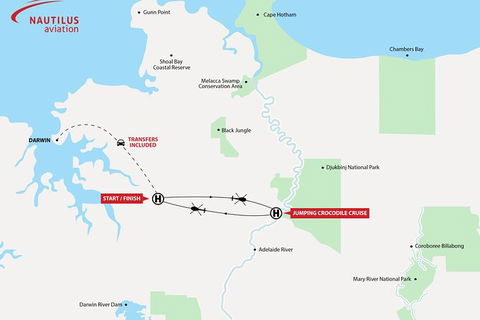Adelaide River Jumping Crocodile Cruise With Roundtrip Helicopter From Darwin - Accommodation Gladstone 3