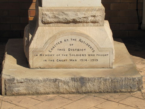 Westbrook War Memorial - Accommodation Gladstone 2