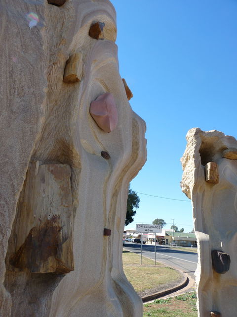 Fossilised Forrest Sculptures - Accommodation Gladstone 2