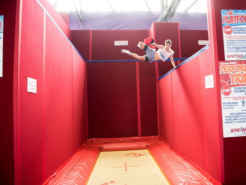 Springloaded Trampoline - Accommodation Gladstone 1