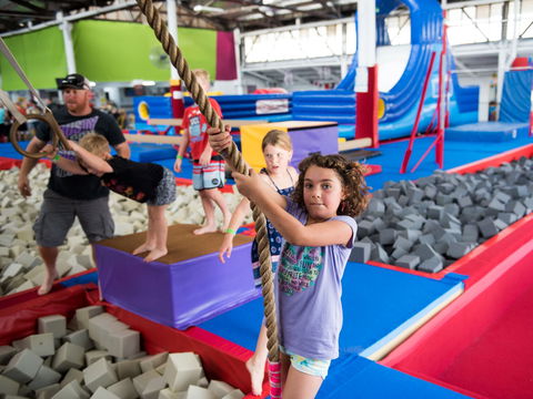 Springloaded Trampoline - Accommodation Gladstone 2