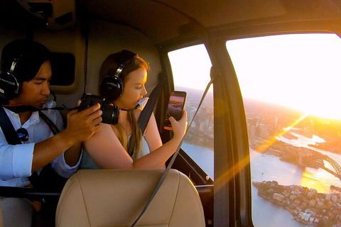 Private Sunset Helicopter Flight Over Sydney & Beaches For 2 Or 3 - 30 Minutes - Accommodation Gladstone 2