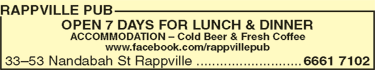 Rappville Pub - Accommodation Gladstone 0