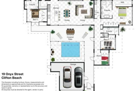 Villa Tiino Clifton Beach - Accommodation Gladstone 6