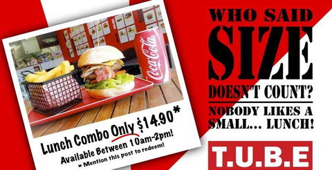 TUBE - The Ultimate Burger Experience - Accommodation Gladstone 2