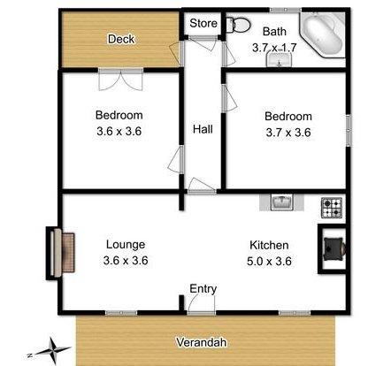 Kerrellie Cottages 2, 4 & 8 Reid Street - Accommodation Gladstone 12
