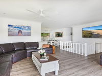 Sounds by the Sea - open plan living metres to beach