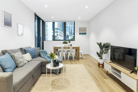 Sydney CBD Darling Harbour & ICC 2BR Free Parking - Accommodation Gladstone 1
