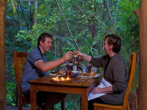 Wollumbin Palms Rainforest Retreat - Accommodation Gladstone 3