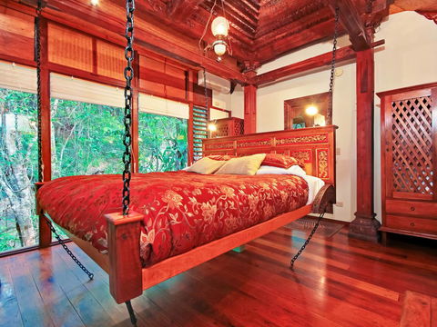 Wollumbin Palms Rainforest Retreat - Accommodation Gladstone 0