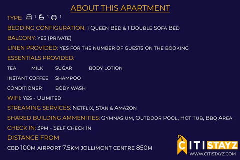 Perfectly Located Modern Apartment - Canberra CBD - Accommodation Gladstone 2