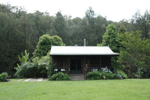 Romantic Wooden Nature Cabin Overlooking Forest & Crystal Clear River - Accommodation Gladstone 0