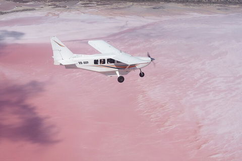 Pink Lake + Abrolhos Islands Scenic Flight - Accommodation Gladstone 2