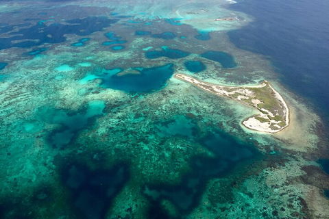 Pink Lake + Abrolhos Islands Scenic Flight - Accommodation Gladstone 5