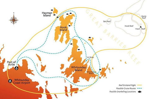 Reef And Island Scenic Flight From Airlie Beach - Accommodation Gladstone 0
