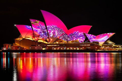 Vivid 90-Minute Sydney Harbour Small Group Catamaran Cruise - Accommodation Gladstone 1