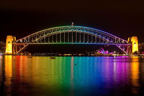 Vivid 90-Minute Sydney Harbour Small Group Catamaran Cruise - Accommodation Gladstone 3