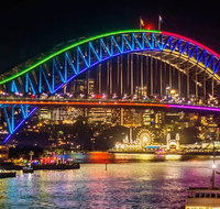 Vivid 90-Minute Sydney Harbour Intimate Catamaran Cruise with Canapes
