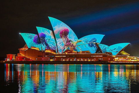 Vivid 90-Minute Sydney Harbour Intimate Catamaran Cruise With Canapes - Accommodation Gladstone 2