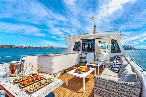 Vivid 90-Minute Sydney Harbour Intimate Catamaran Cruise With Canapes - Accommodation Gladstone 4